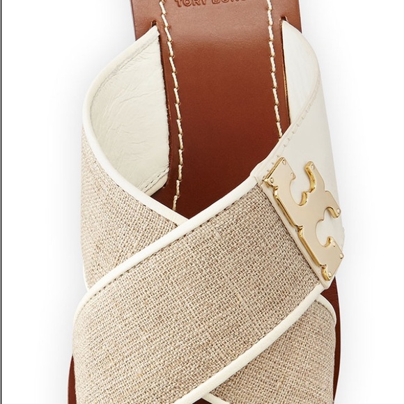 Tory Burch Culver Linen wedge - Picture 2 of 9